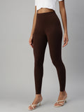 Prisma | Ankle Leggings-Brown Leggings
