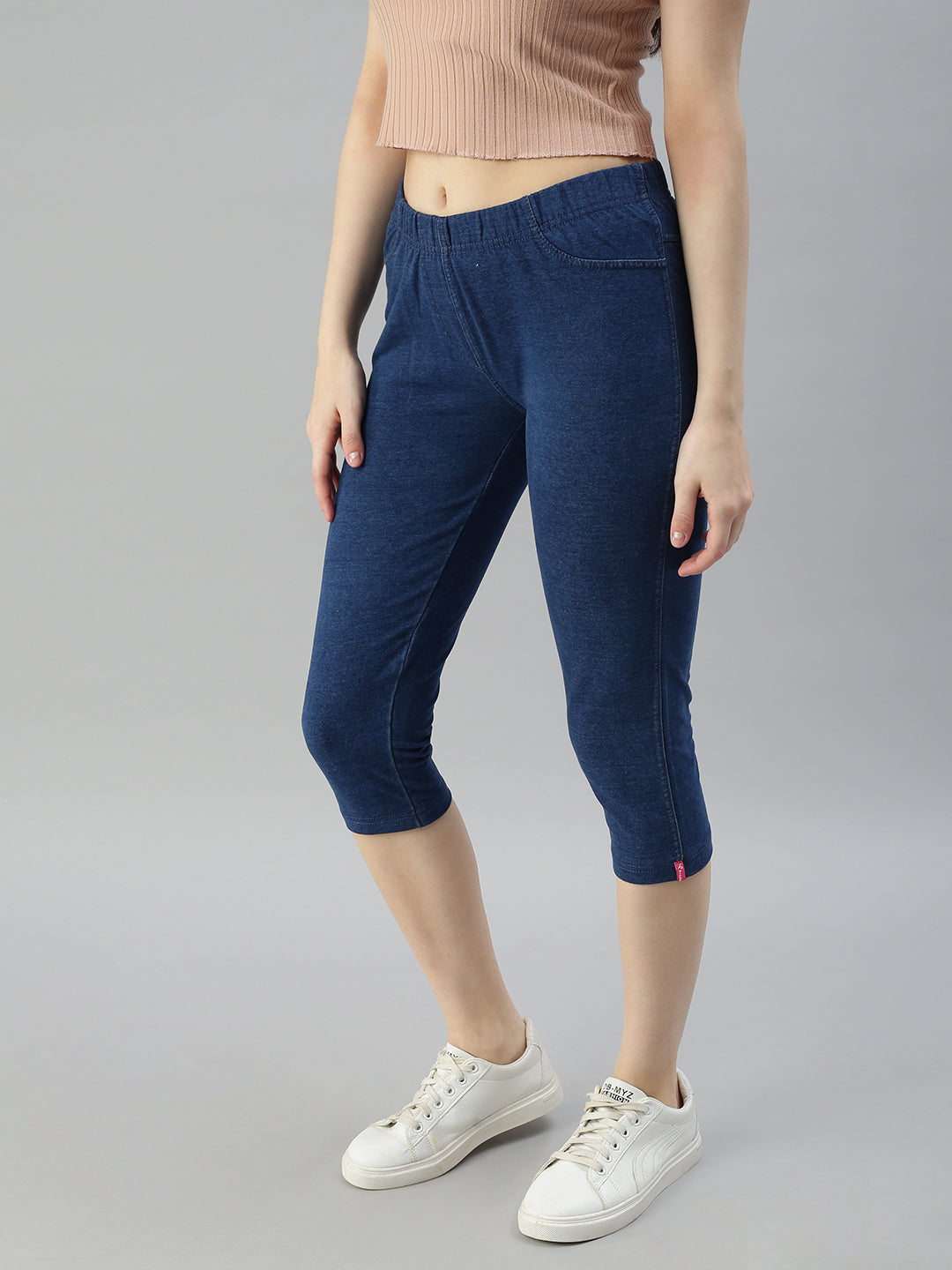 Prisma | Jeggings Capri-Regular Blue Jeggings