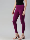 Prisma | Ankle Leggings-Plum Leggings