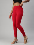 Prisma | Ankle Leggings-Apple Red Leggings