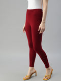 Prisma | Ankle Leggings-Frenchwine Leggings