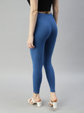 Prisma | Ankle Leggings-Jean Blue Leggings
