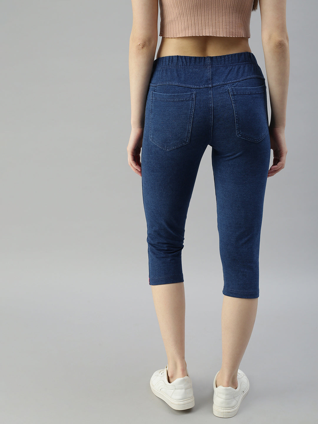 Prisma | Jeggings Capri-Regular Blue Jeggings