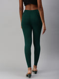 Prisma | Ankle Leggings-Bottle Green Leggings