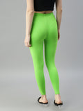 Prisma | Ankle Leggings-Grass Green Leggings