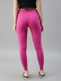 Prisma | Ankle Leggings-Fushia Leggings