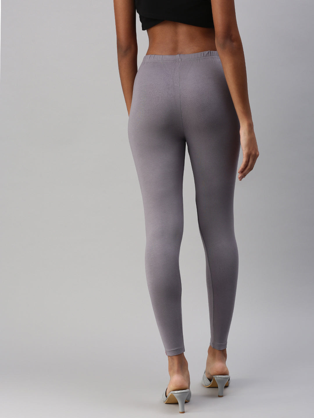 Prisma | Ankle Leggings-Grey Leggings