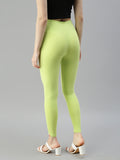 Prisma | Ankle Leggings-Lime Green Leggings
