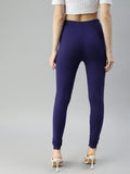 Prisma | Churidar Leggings-Ink Blue Leggings