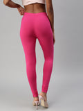 Prisma | Churidar Leggings-Rani Pink Leggings
