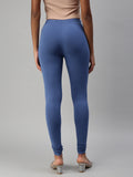 Prisma | Churidar Leggings-Jean Blue Leggings