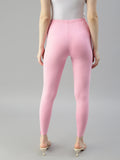 Prisma | Ankle Leggings-Pink Leggings