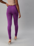 Prisma | Churidar Leggings-Violet Leggings