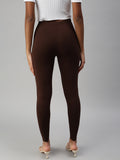 Prisma | Ankle Leggings-Brown Leggings