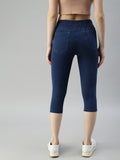 Prisma | Jeggings Capri-Texas Blue Jeggings