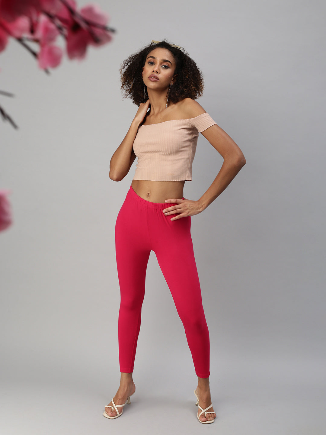 Prisma | Ankle Leggings-Strawberry Leggings