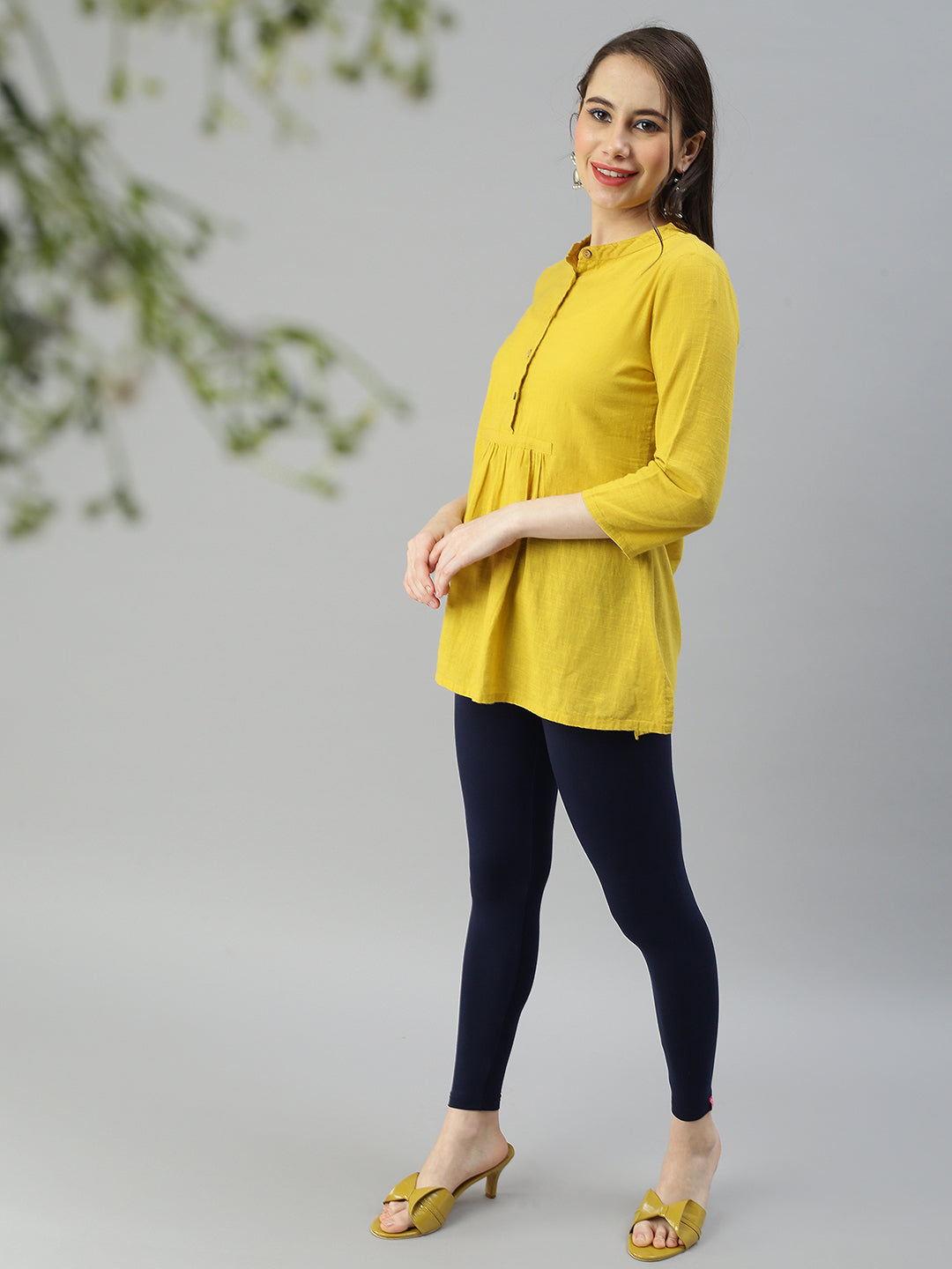 Prisma | Ankle Leggings-Navy Leggings