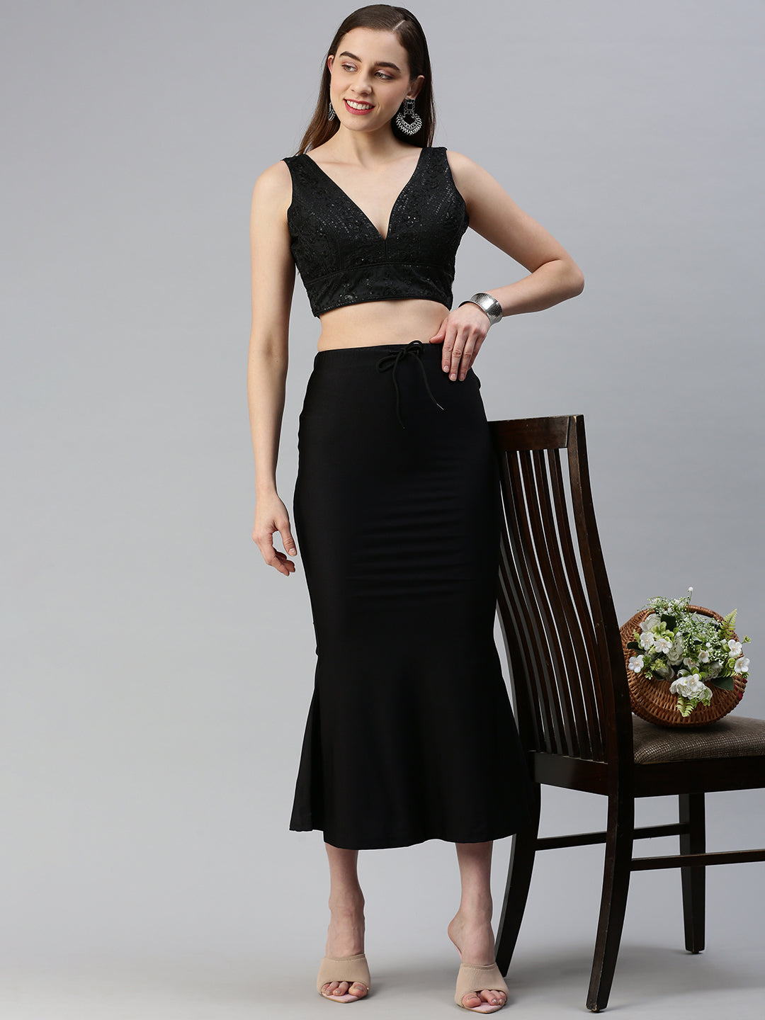Prisma | Saree Shaper-Black Inner Wear
