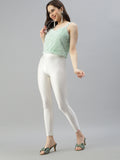 Prisma | Shimmer Leggings-Cream Leggings