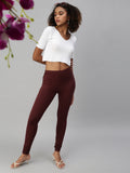 Prisma | Churidar Leggings-Chocolate Leggings