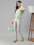 Prisma | Shimmer Leggings-Super Sliver Leggings