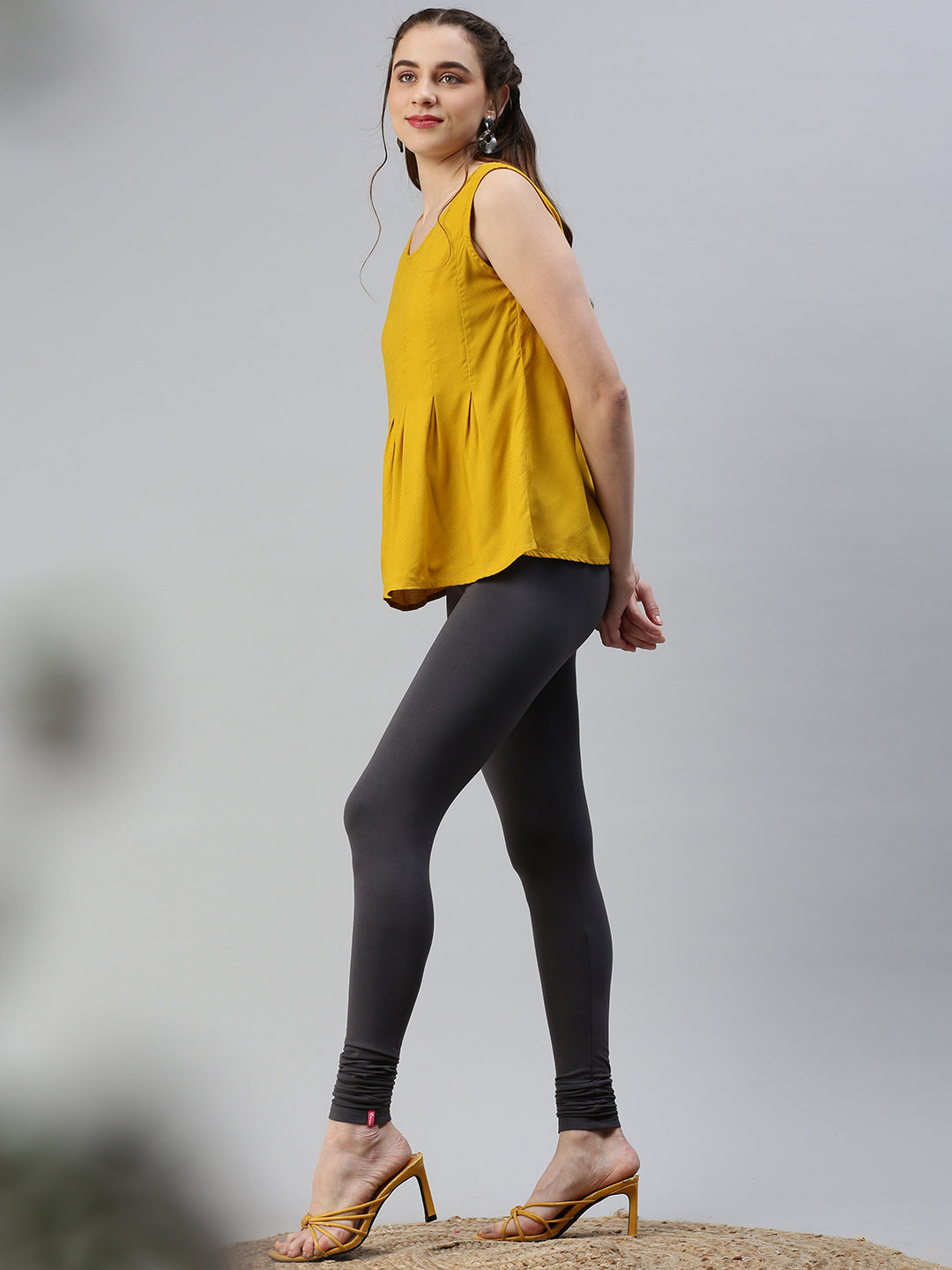 Prisma | Churidar Leggings-Slate Leggings