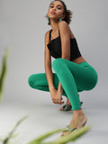 Prisma | Ankle Leggings-Chilly Green Leggings