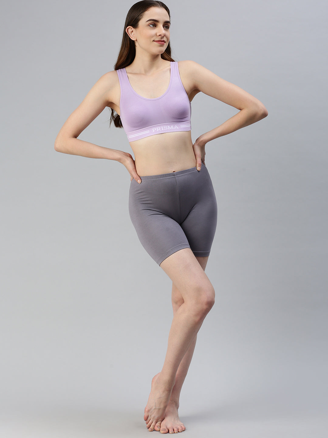 Prisma | Sporty(Moulded Sports Bra)-Lavender Lingerie