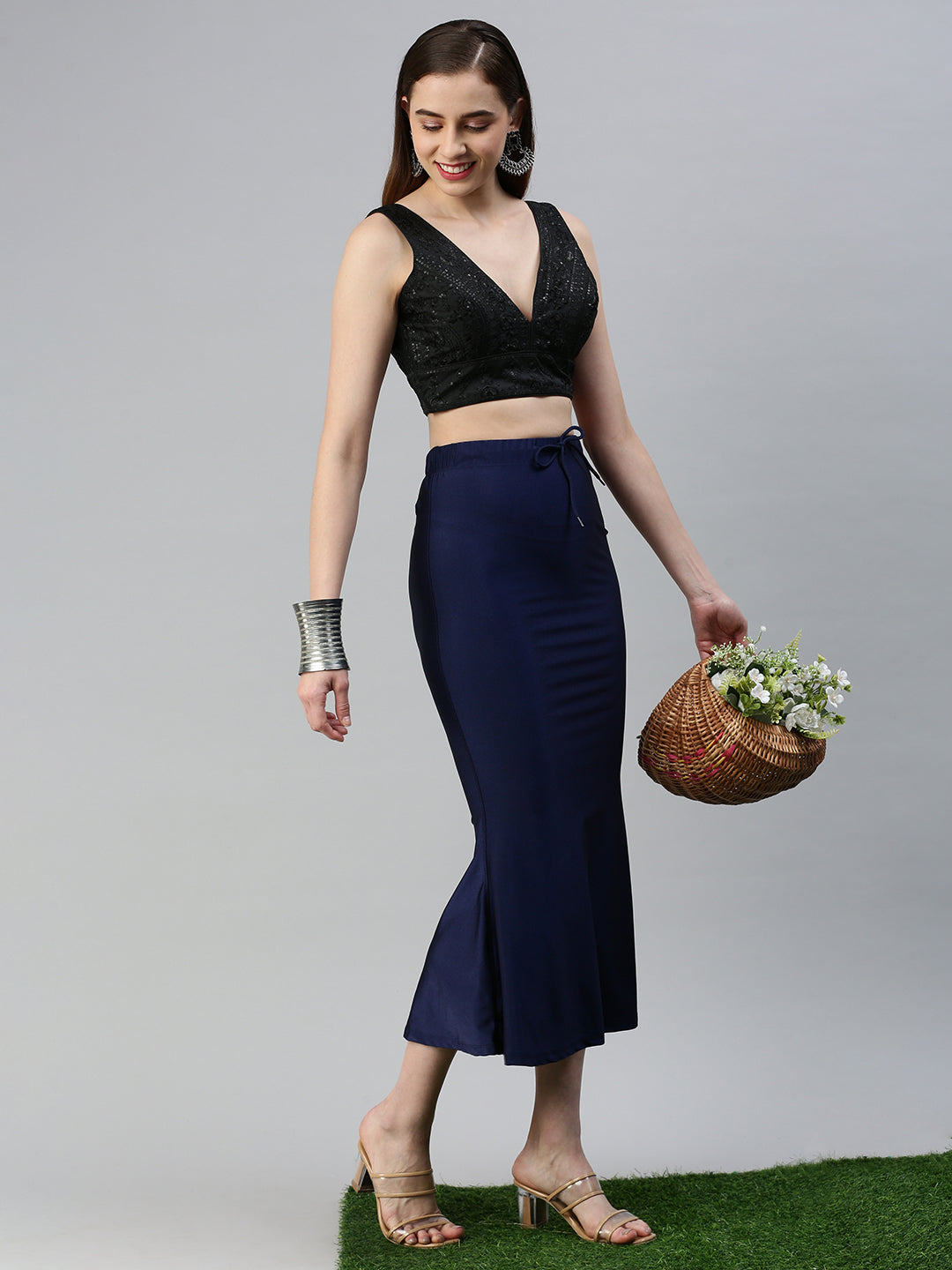 Prisma | Saree Shaper-Navy Inner Wear