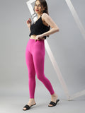 Prisma | Ankle Leggings-Fushia Leggings