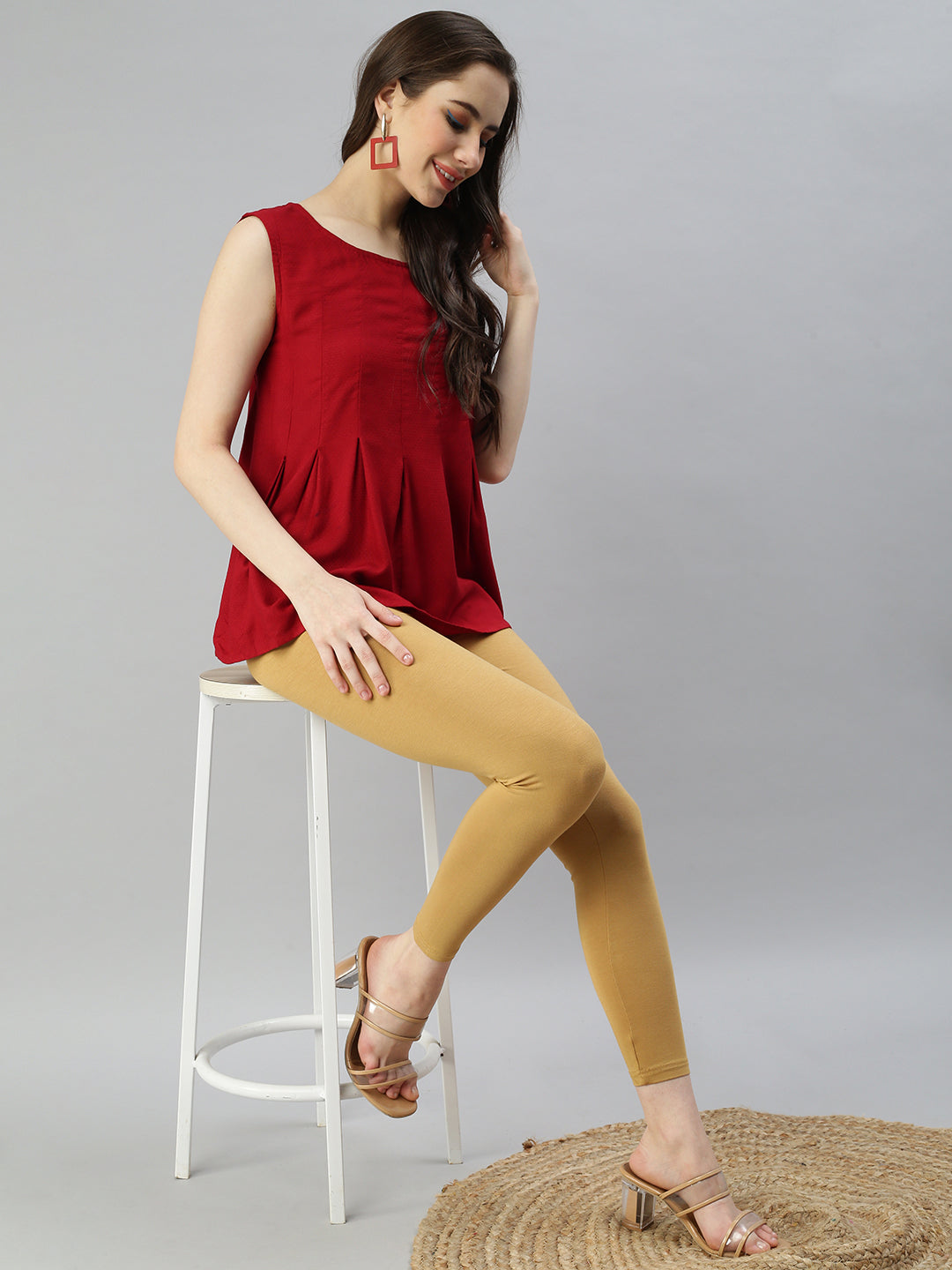 Prisma | Ankle Leggings-Honey Leggings