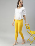 Prisma | Ankle Leggings-Gold Leggings
