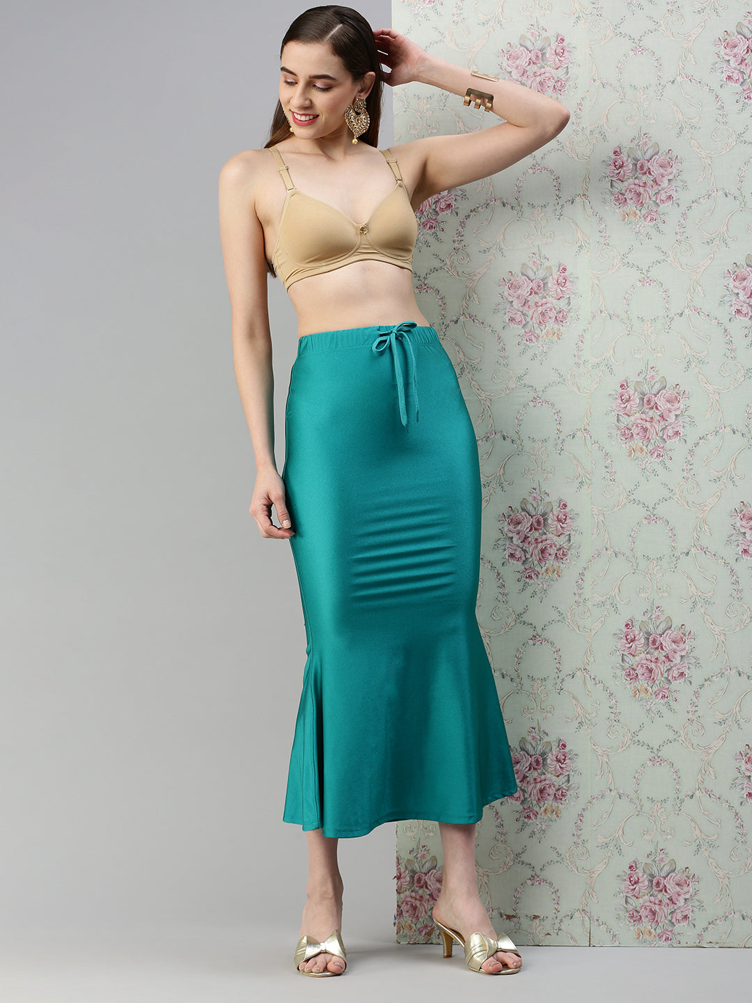 Prisma | Saree Shaper-Rama Green Inner Wear