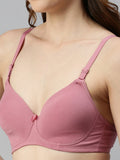 Prisma | Padded (Padded Removable Hook Bra)-Mauve Lingerie