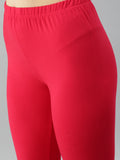 Prisma | Ankle Leggings-Crimson Red Leggings