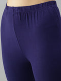 Prisma | Churidar Leggings-Ink Blue Leggings