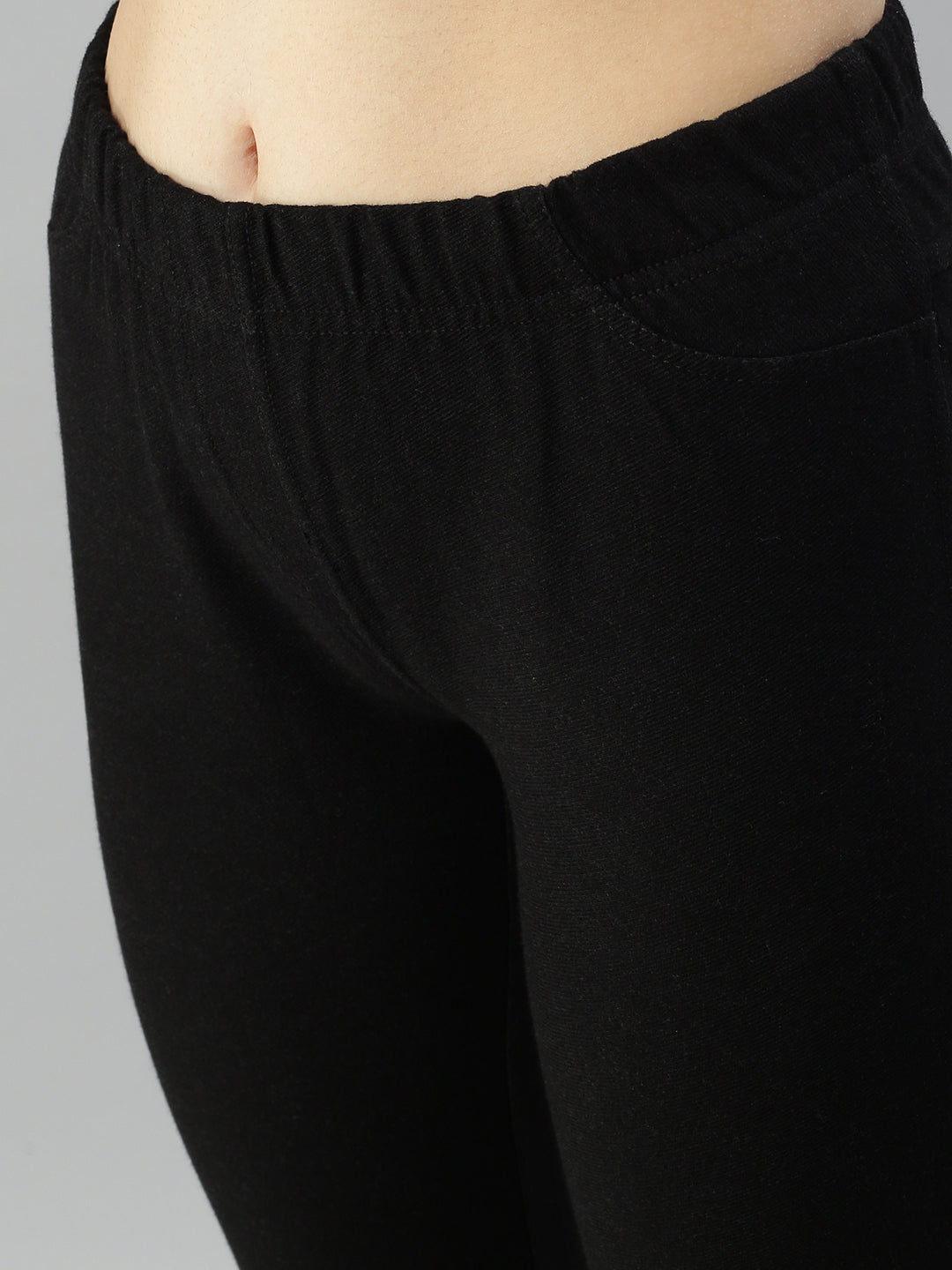 Prisma | Jeggings Capri-Regular Black Jeggings