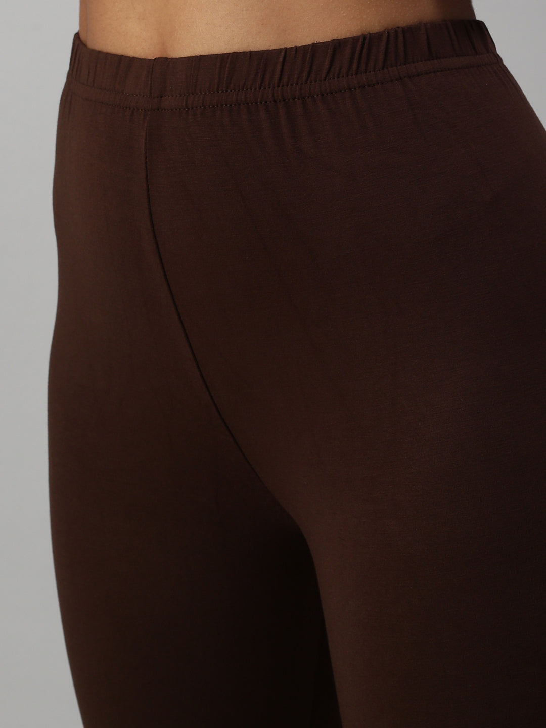 Prisma | Ankle Leggings-Brown Leggings