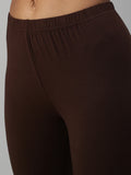 Prisma | Churidar Leggings-Brown Leggings