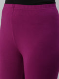 Prisma | Ankle Leggings-Plum Leggings