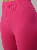 Prisma | Churidar Leggings-Rani Pink Leggings