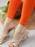 Prisma | Ankle Leggings-Orange Leggings
