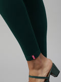 Prisma | Ankle Leggings-Bottle Green Leggings