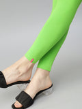 Prisma | Ankle Leggings-Grass Green Leggings
