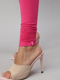 Prisma | Churidar Leggings-Rani Pink Leggings