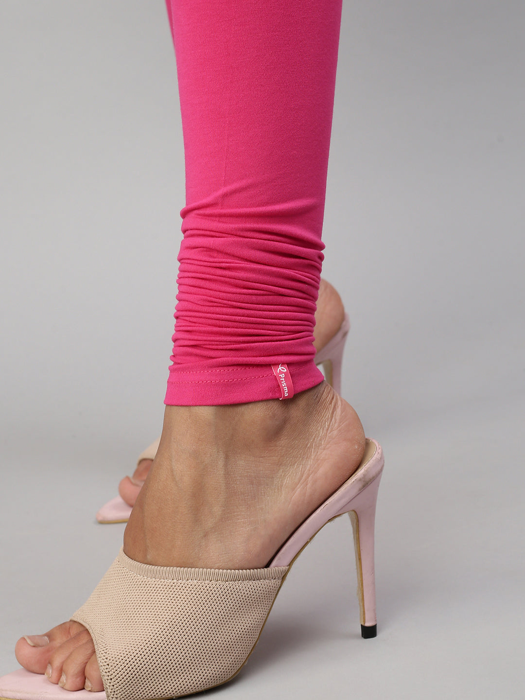 Prisma | Churidar Leggings-Rani Pink Leggings