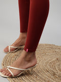 Prisma | Ankle Leggings-Cherry Brown Leggings