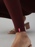 Prisma | Ankle Leggings-Chocolate Leggings