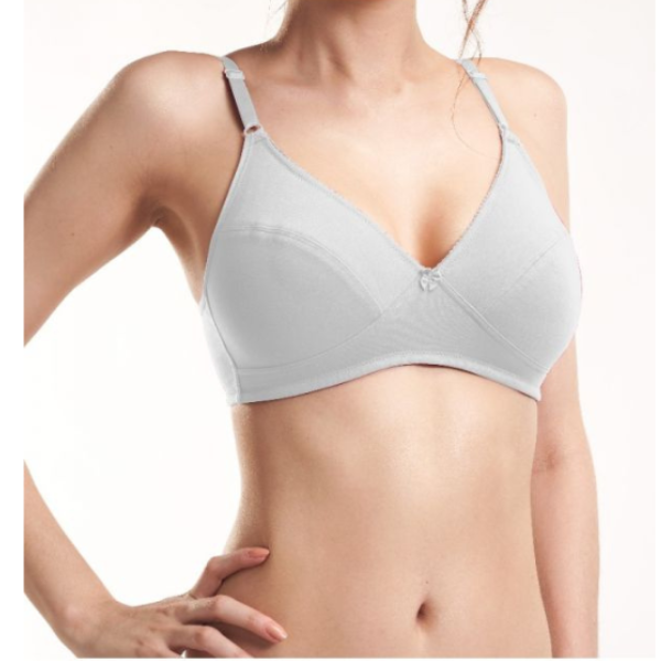 Prisma | Eco Fit(Basic Cut & Sew Bra)-White Lingerie