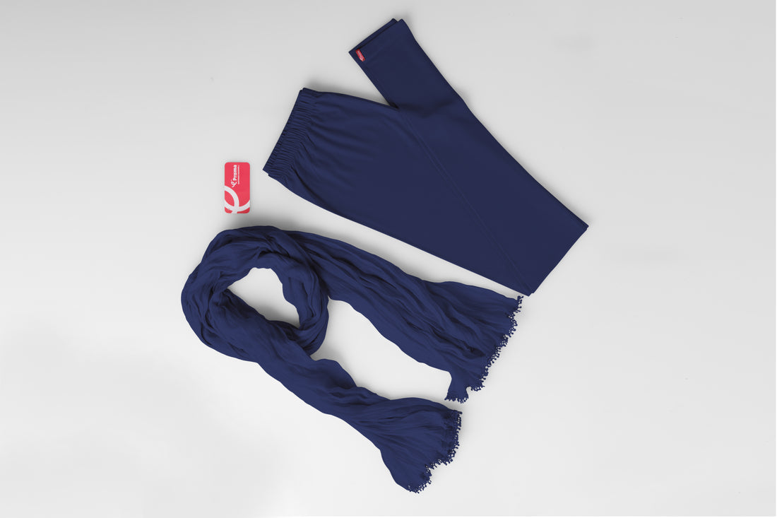 Prisma | Dupatta-Ink Blue Accessories